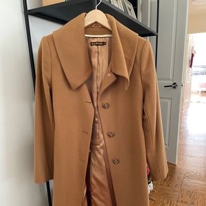 Camel cashmere coat
